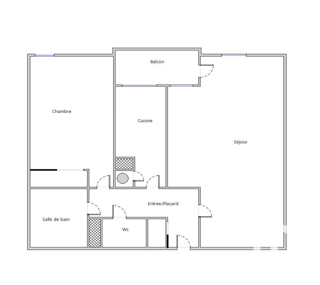  Appartement à vendre 2 pièces 49 m²