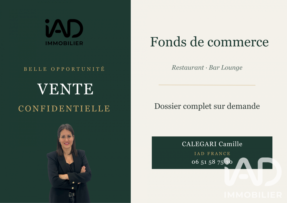   Vente Restaurant 180 m&sup2; 