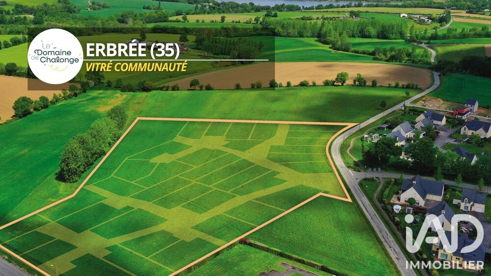 Vente Terrain Vente Terrain à bâtir 421 m&sup2; Erbrée
