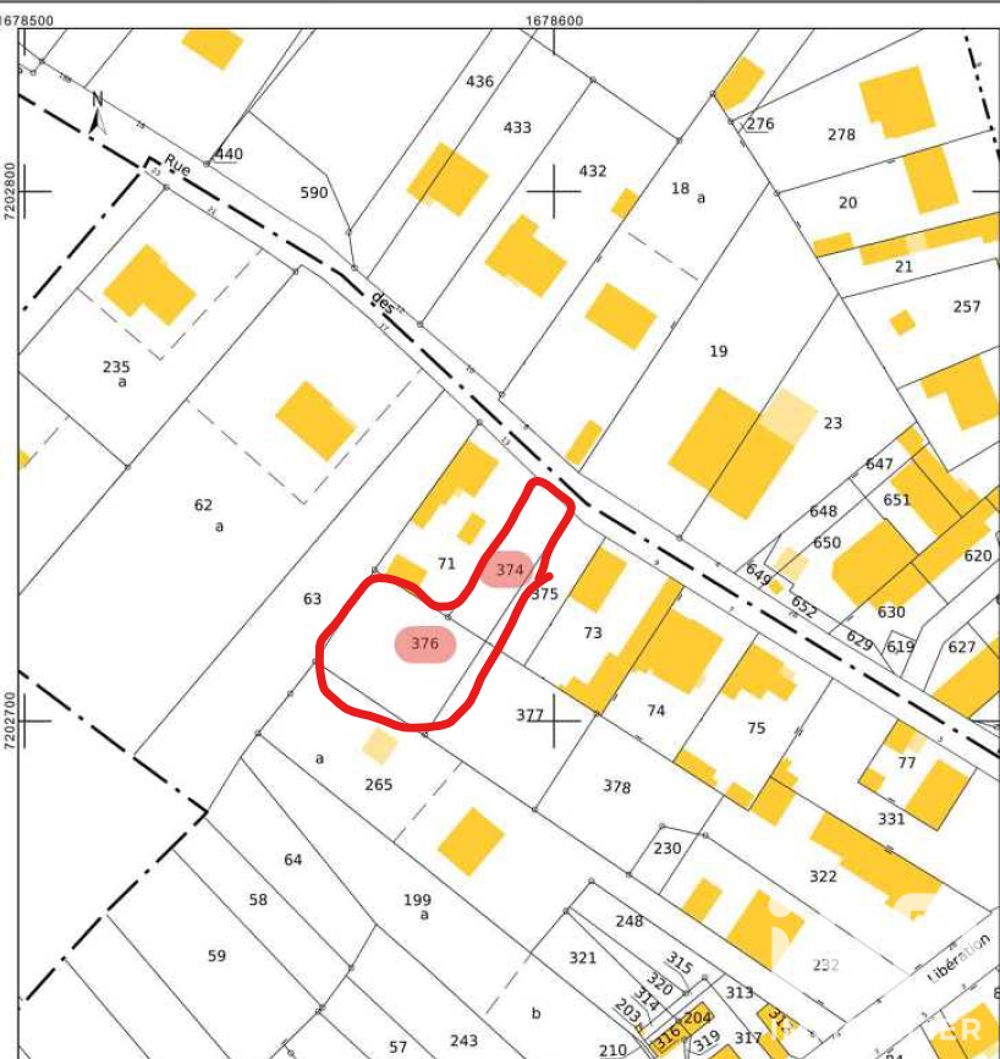 Vente Terrain Vente Terrain à bâtir 773 m&sup2; Corquilleroy