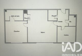  Appartement � vendre 2 pi�ces 44 m�