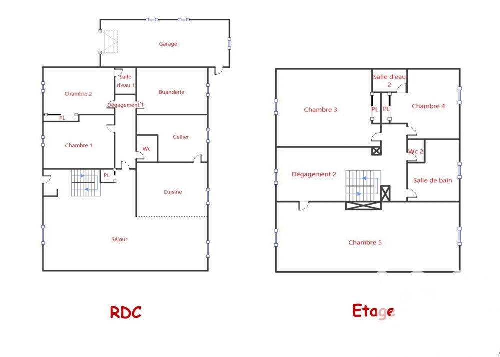 Vente Maison Vente Maison/villa 7 pièces Rouffiac-tolosan