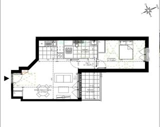  Appartement à vendre 2 pièces 48 m²