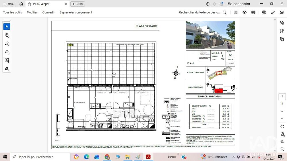 Vente Appartement 4 pièces
