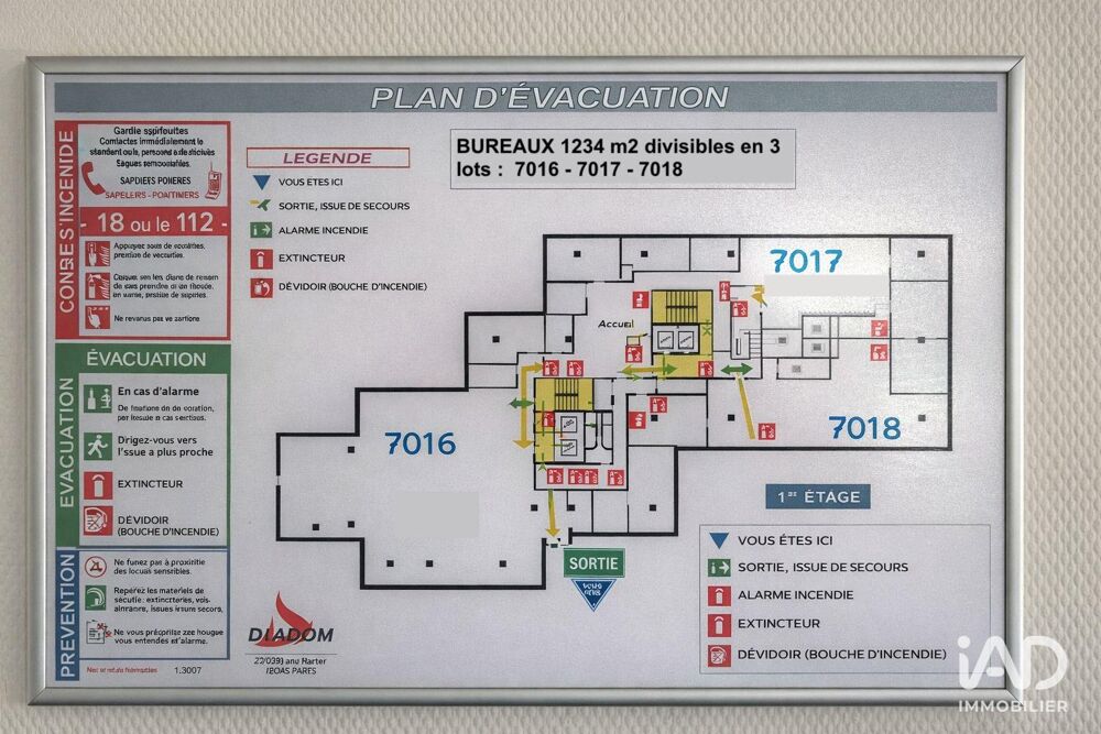   Vente Bureaux 1 236 m&sup2; Saint-cloud