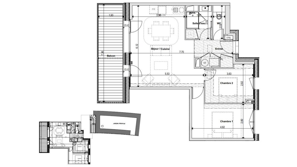 Vente Appartement 3 pièces