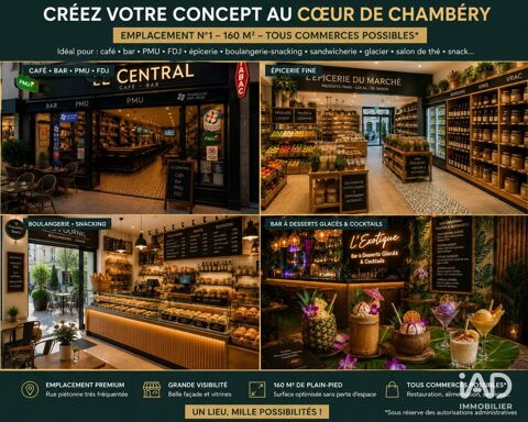 Vente Restauration rapide 160 m&sup2; 106000 73000 Chambéry
