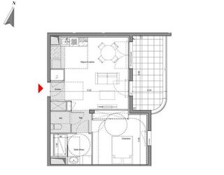  Appartement à vendre 2 pièces 46 m²