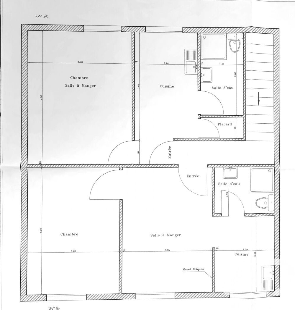 Vente Appartement 3 pièces