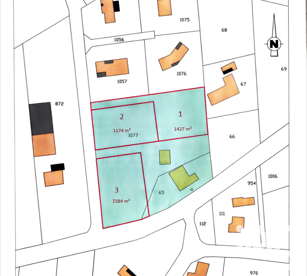 Vente Terrain Vente Terrain à bâtir 1 427 m&sup2; Meauzac