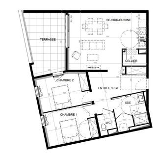  Appartement � vendre 3 pi�ces 76 m�
