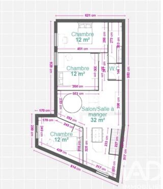  Appartement à vendre 4 pièces 84 m²