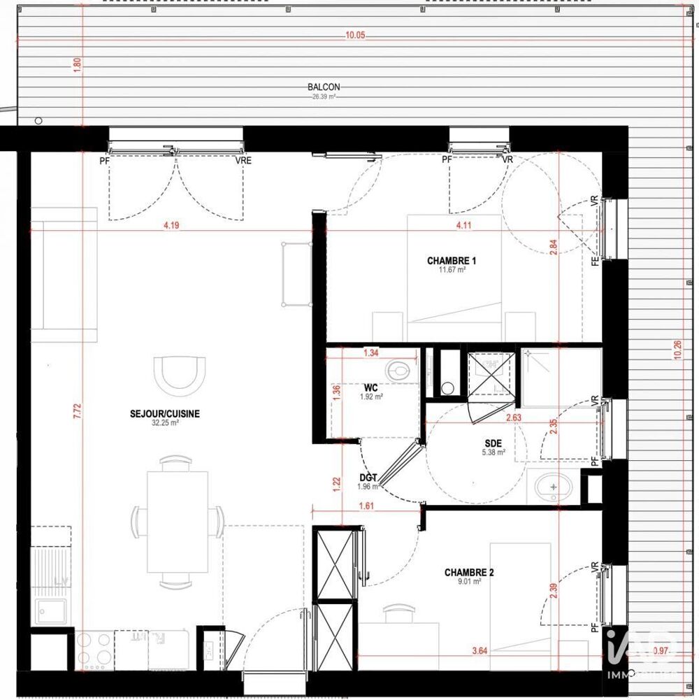 Vente Appartement Vente Appartement 3 pièces Saint-nazaire
