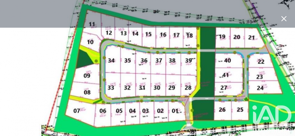 Vente Terrain Vente Terrain 750 m&sup2; Macey