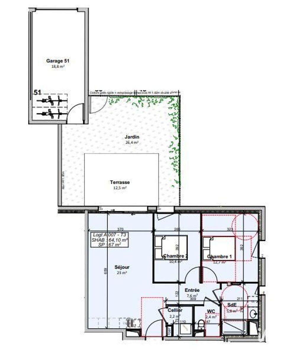 Vente Appartement 3 pièces