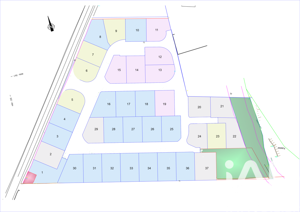 vente Terrain - 214 m² Saint-Louis (97421)