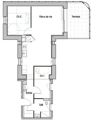  Appartement à vendre 4 pièces 78 m²