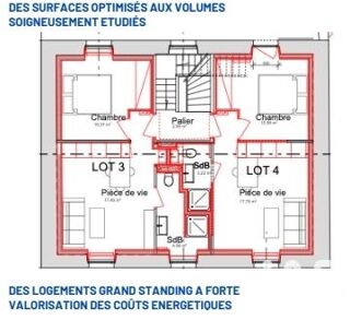  Appartement à vendre 3 pièces 63 m²