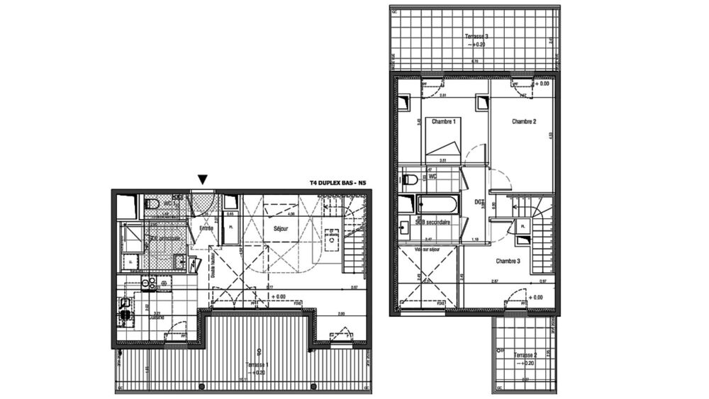 Vente Duplex 4 pièces