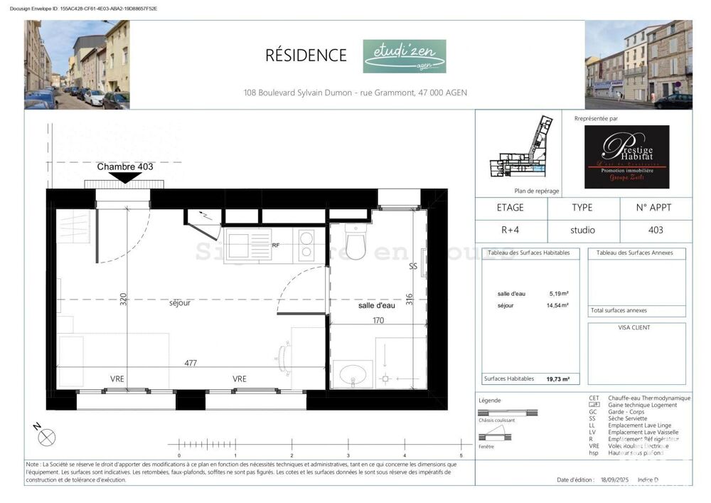 Vente Appartement 1 pièce