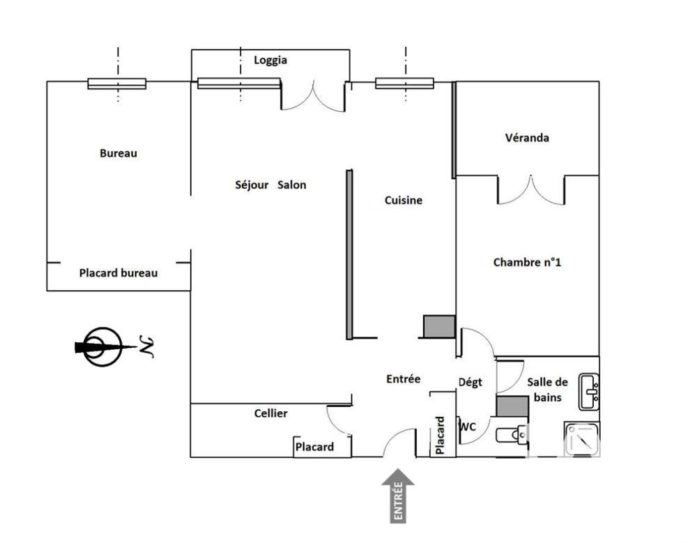 Vente Appartement 3 pièces