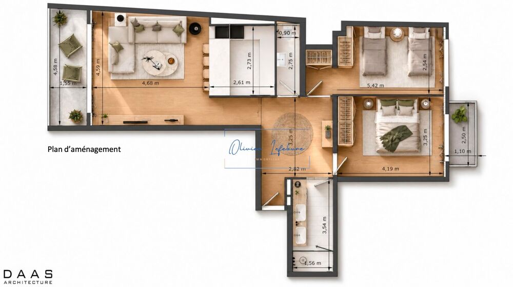 Vente Appartement 3 pièces