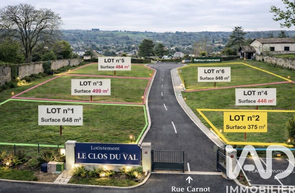 Vente Terrain Vente Terrain à bâtir 375 m&sup2; Val-de-virieu