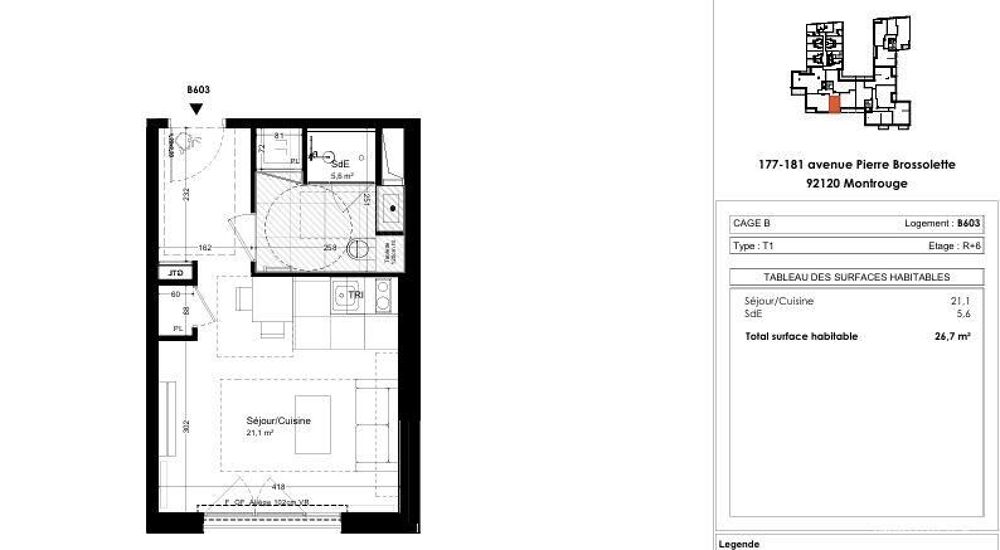 Vente Appartement 1 pièce