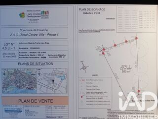  Terrain à vendre 550 m²