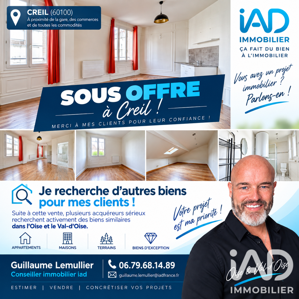 Vente Appartement 3 pièces