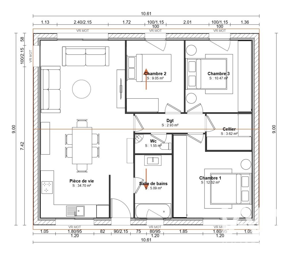 Vente Terrain Vente Terrain à bâtir 330 m&sup2; Wahagnies