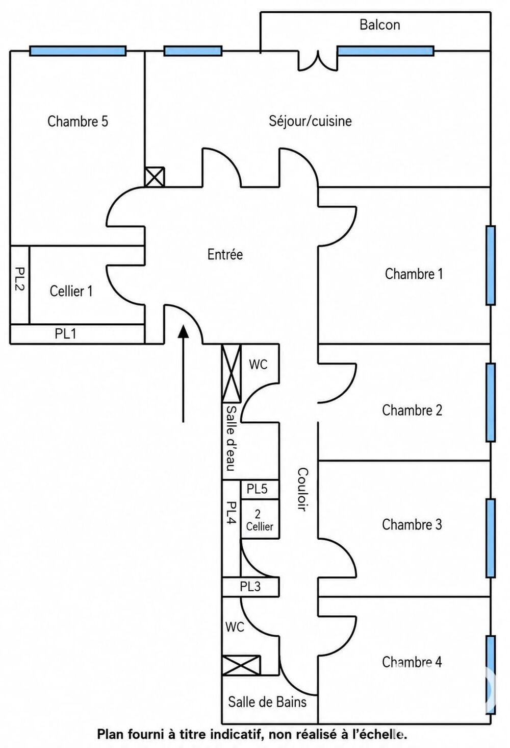 Vente Appartement 6 pièces