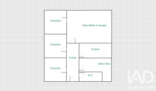  Appartement à vendre 4 pièces 64 m²