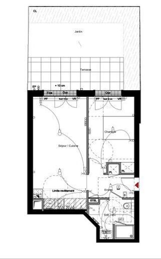  Appartement à vendre 2 pièces 44 m²