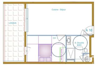  Appartement à vendre 2 pièces 41 m²