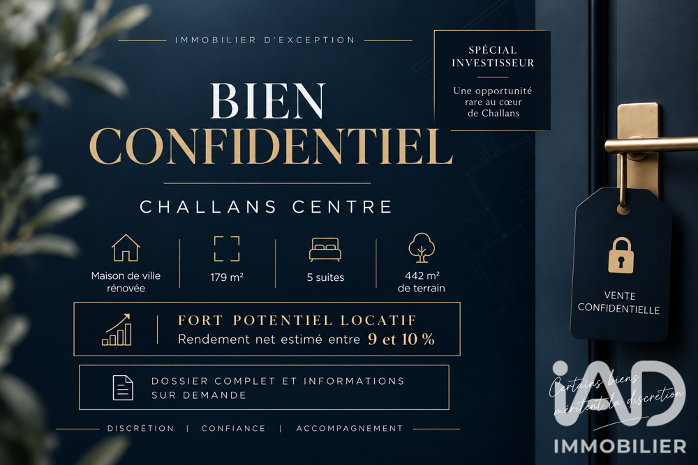 Vente Maison Vente Maison de ville 6 pièces Challans
