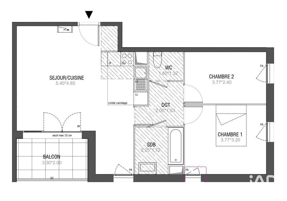 Vente Appartement Vente Appartement 3 pièces Hennebont