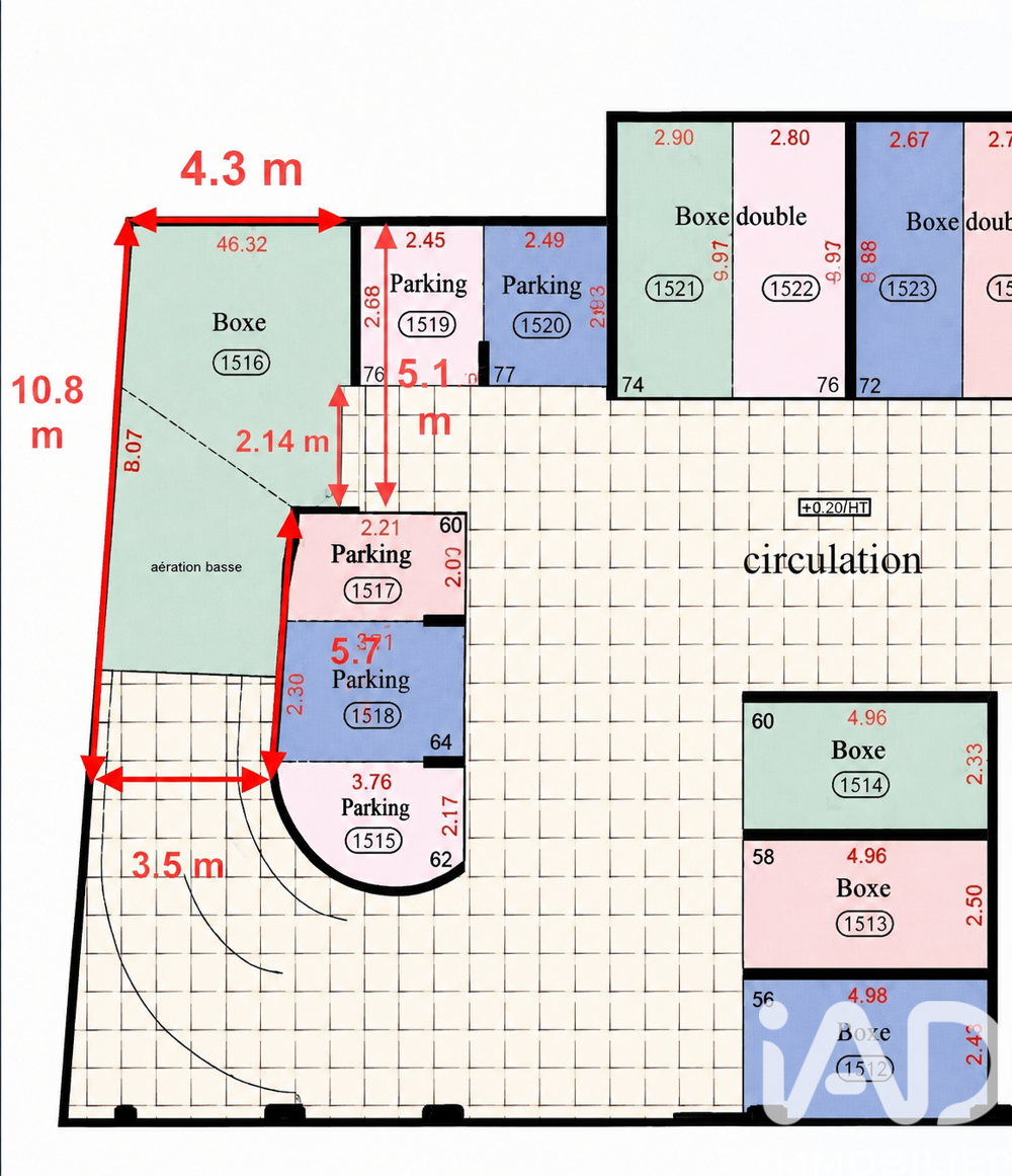 Vente Parking/Garage Vente Parking 42 m&sup2; Paris 10