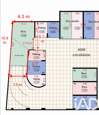  Parking / Garage à vendre 42 m²