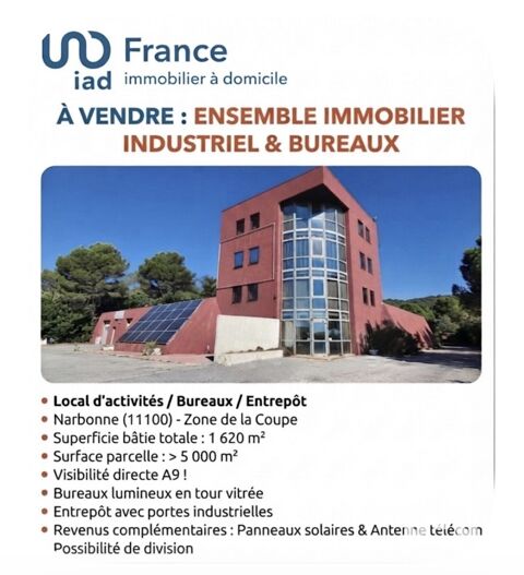 Vente Boutique/Local commercial 1 620 m&sup2; 1135000 11100 Narbonne