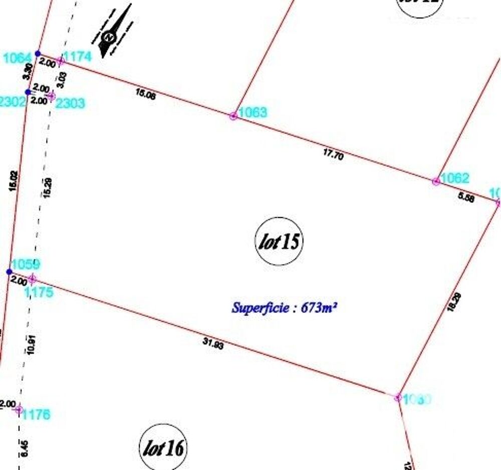 Vente Terrain Vente Terrain 673 m&sup2; Erquy