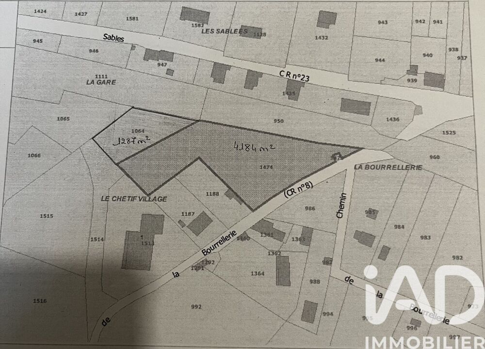 Vente Terrain Vente Terrain 5 471 m&sup2; Thénioux