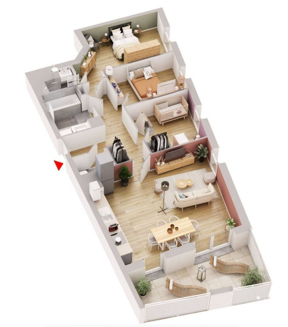 Vente Appartement 4 pièces