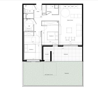  Appartement à vendre 3 pièces 71 m²