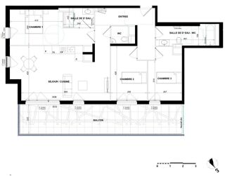  Appartement à vendre 4 pièces 92 m²