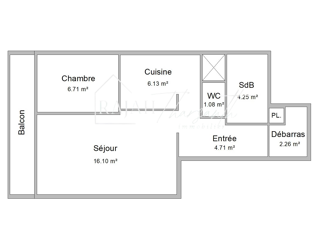  Appartement à vendre 2 pièces 41 m²