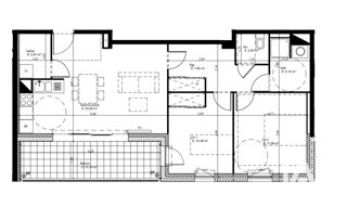  Appartement à vendre 3 pièces 63 m²