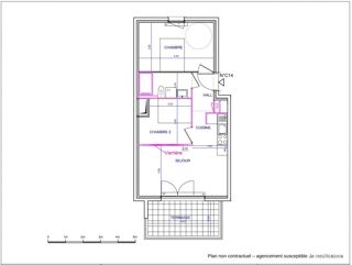  Appartement � vendre 3 pi�ces 45 m�