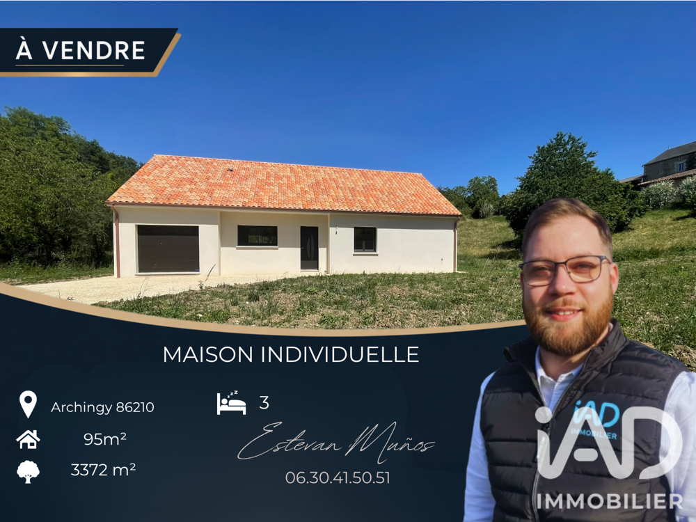 Vente Maison Vente Maison traditionnelle 4 pièces Archigny