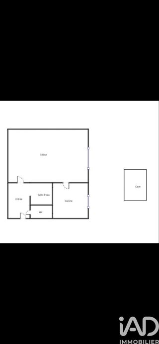  Appartement � vendre 1 pi�ce 21 m�